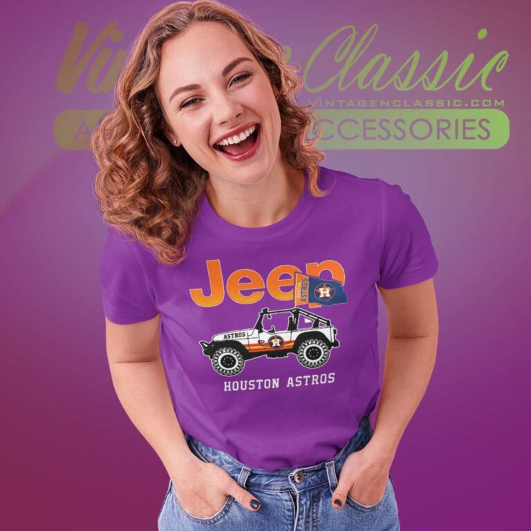 Jeep Houston Astros Women TShirt Jeep Houston Astros Women TShirt