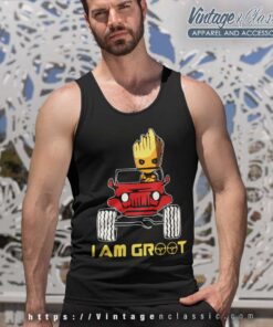 Jeep I Am Groot Tank Top Racerback