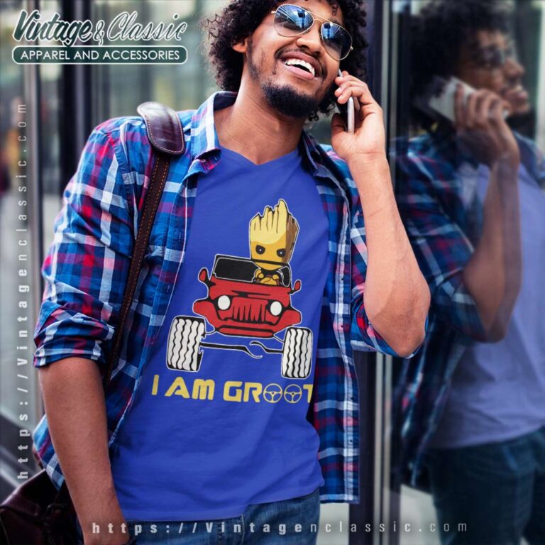 Jeep I Am Groot V Neck TShirt Jeep I Am Groot V Neck TShirt