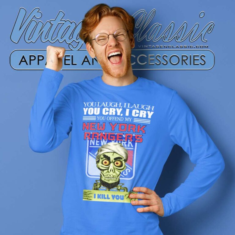 Jeff Dunham You Laugh I Laugh You Cry I Cry New York Rangers Long Sleeve Tee Jeff Dunham You Laugh I Laugh You Cry I Cry New York Rangers Long Sleeve Tee