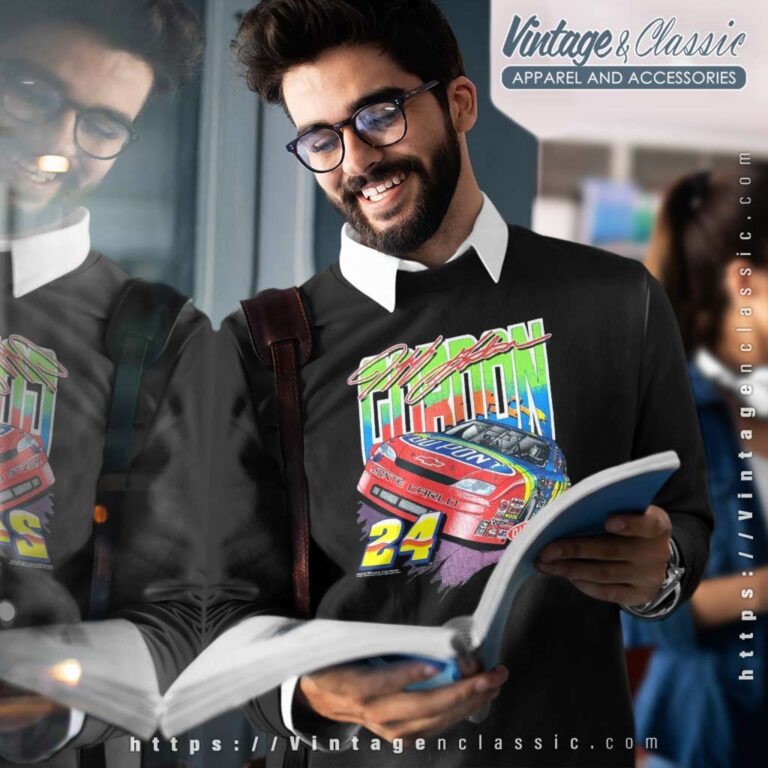 Jeff Gordon 24 Dupont Racing Nascar Vintage Sweatshirt Jeff Gordon 24 Dupont Racing Nascar Vintage Sweatshirt