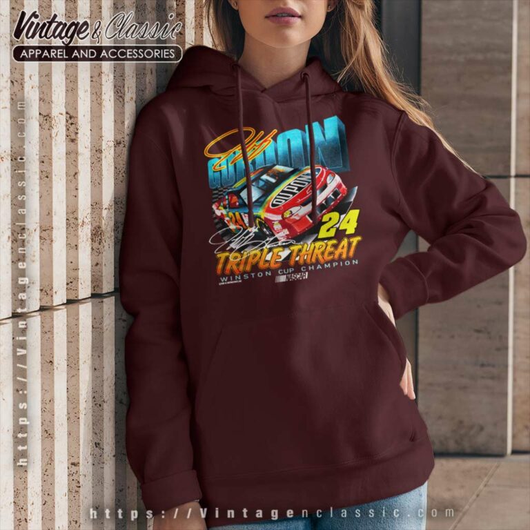Jeff Gordon Dupont Triple Threat Winston Cup Hoodie Jeff Gordon Dupont Triple Threat Winston Cup Hoodie
