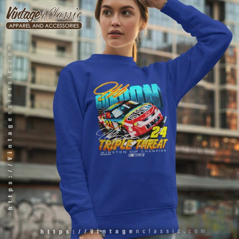 Jeff Gordon Dupont Triple Threat Winston Cup Sweatshirt Jeff Gordon Dupont Triple Threat Winston Cup Sweatshirt