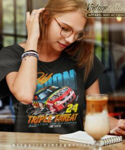 Jeff Gordon Dupont Triple Threat Winston Cup Women TShirt