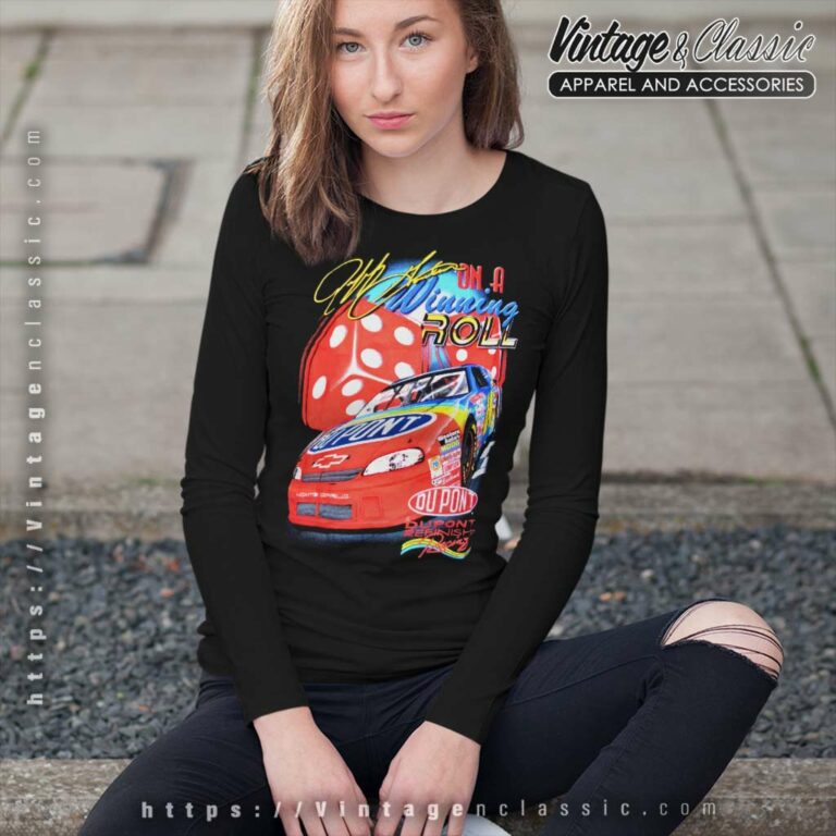 Jeff Gordon On A Winning Roll Long Sleeve Tee Jeff Gordon On A Winning Roll Long Sleeve Tee
