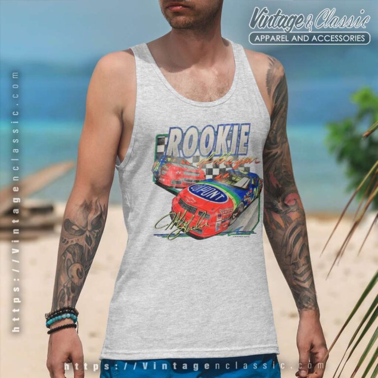 Jeff Gordon Rookie Of The Year Nascar Tank Top Racerback Jeff Gordon Rookie Of The Year Nascar Tank Top Racerback