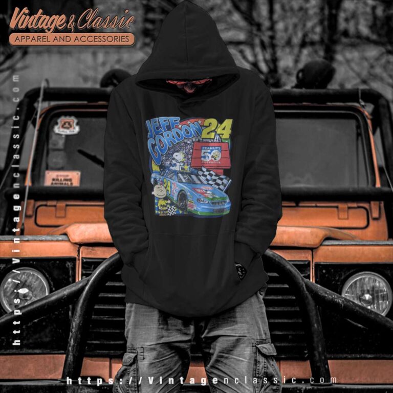 Jeff Gordon Snoopy Charlie Brown Hoodie Jeff Gordon Snoopy Charlie Brown Hoodie