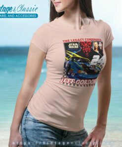 Jeff Gordon Star Wars Episode 1 Nascar Shirt 6 Jeff Gordon Star Wars Episode 1 Nascar Women TShirt