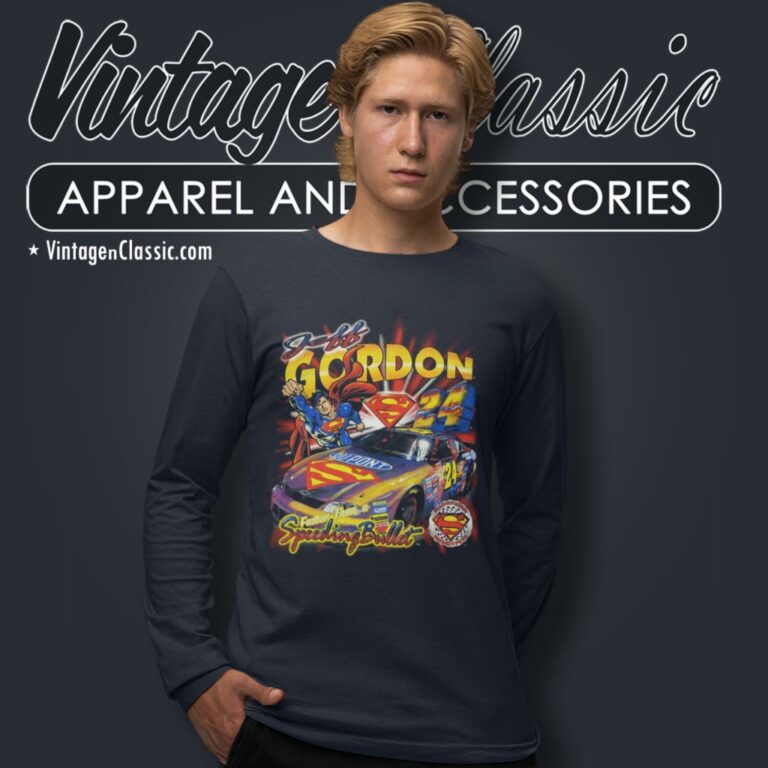 Jeff Gordon Superman Long Sleeve Tee Jeff Gordon Superman Long Sleeve Tee