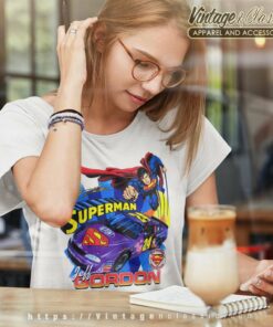 Jeff Gordon Superman Nascar Women TShirt