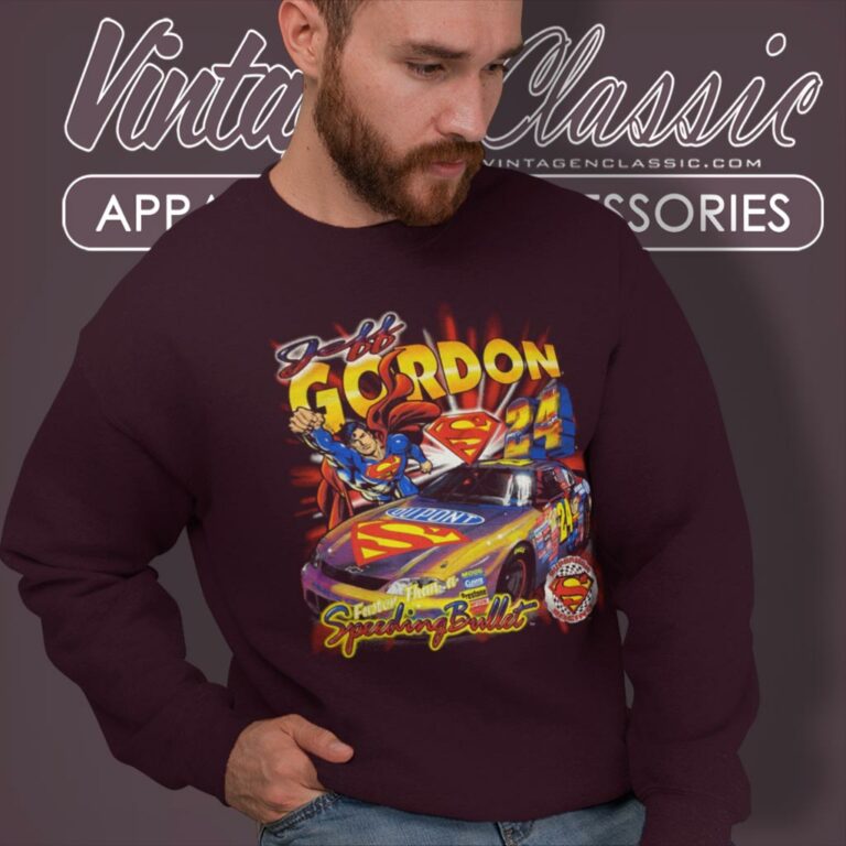 Jeff Gordon Superman Sweatshirt Jeff Gordon Superman Sweatshirt