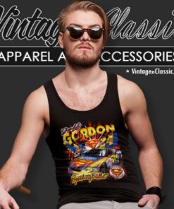 Jeff Gordon Superman Tank Top Racerback
