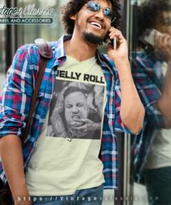 Jelly Roll Addiction Kills V Neck TShirt