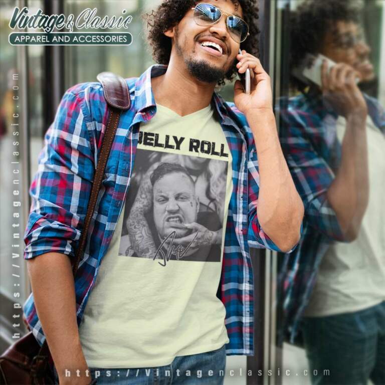 Jelly Roll Addiction Kills V Neck TShirt Jelly Roll Addiction Kills V Neck TShirt