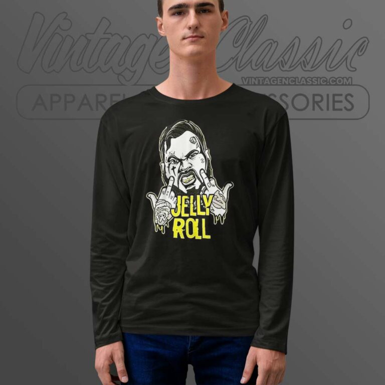 Jelly Roll Gift For Tour 2023 Long Sleeve Tee Jelly Roll Gift For Tour 2023 Long Sleeve Tee