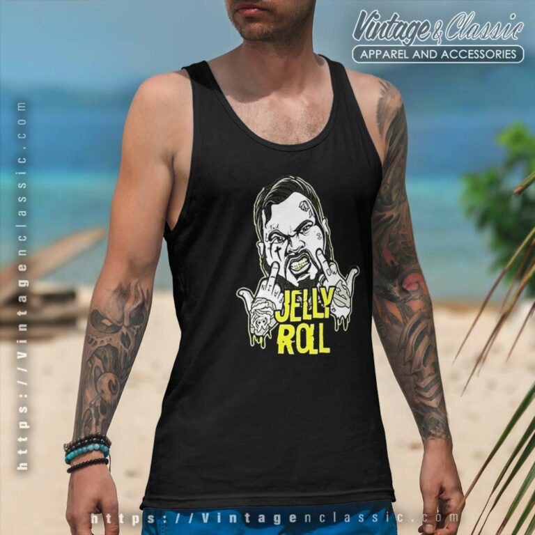 Jelly Roll Gift For Tour 2023 Tank Top Racerback Jelly Roll Gift For Tour 2023 Tank Top Racerback