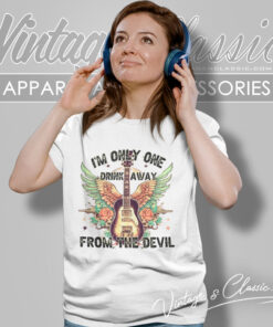 Jelly Roll Shirt Im Only One Drink Away From The Devil Women T Shirt 1