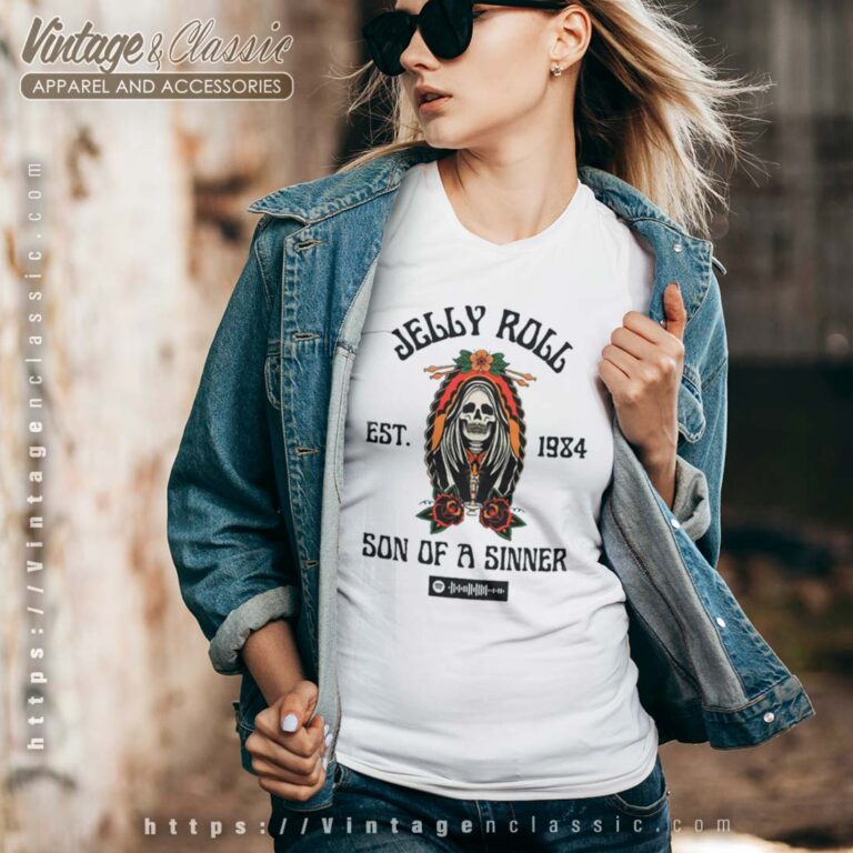 Jelly Roll Son of A Sinner Gift For Fan vneck Jelly Roll Son of A Sinner Gift For Fan vneck