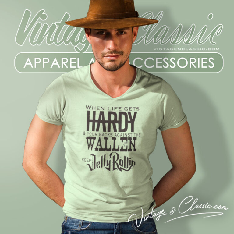 Jelly Roll Wallen Hardy V Neck TShirt 1 Jelly Roll Wallen Hardy V Neck TShirt 1