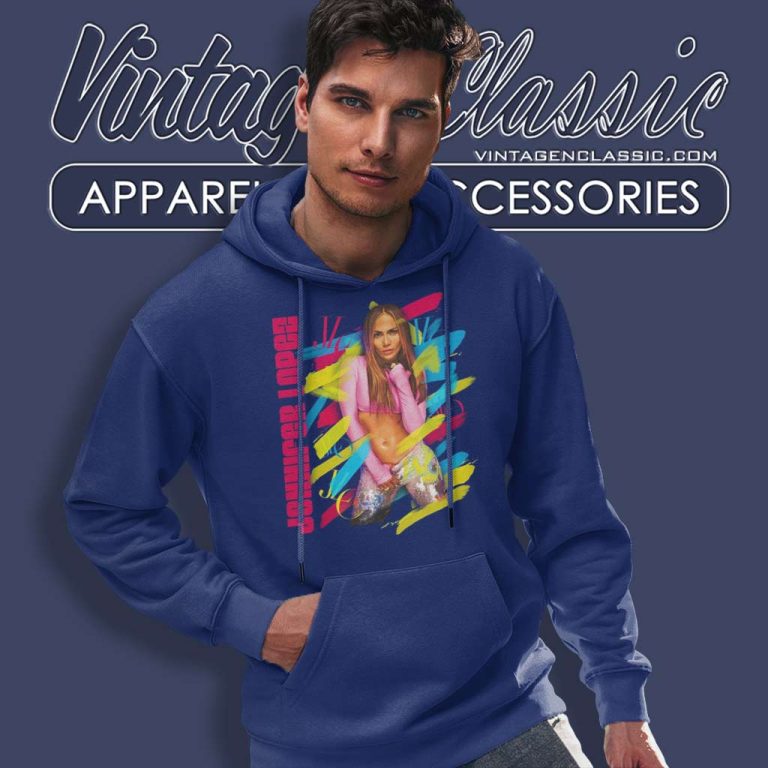 Jennifer Lopez Brush Strokes Hoodie Jennifer Lopez Brush Strokes Hoodie