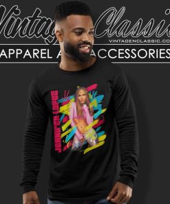 Jennifer Lopez Brush Strokes Shirt 4 Jennifer Lopez Brush Strokes Long Sleeve Tee