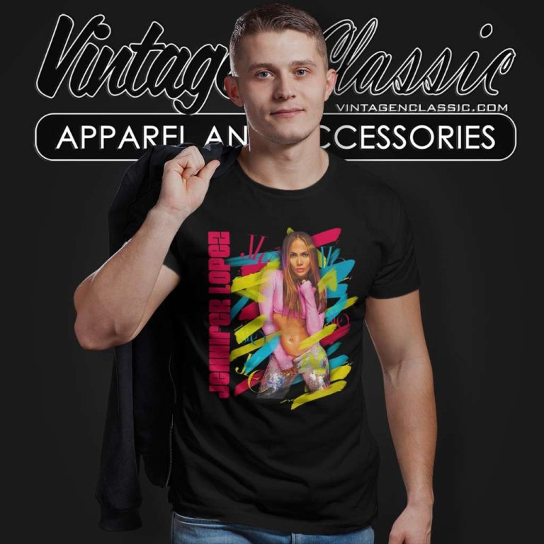 Jennifer Lopez Brush Strokes T Shirt Jennifer Lopez Brush Strokes T Shirt