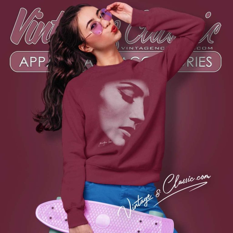 Jennifer Lopez In Thought Sweatshirt Jennifer Lopez In Thought Sweatshirt