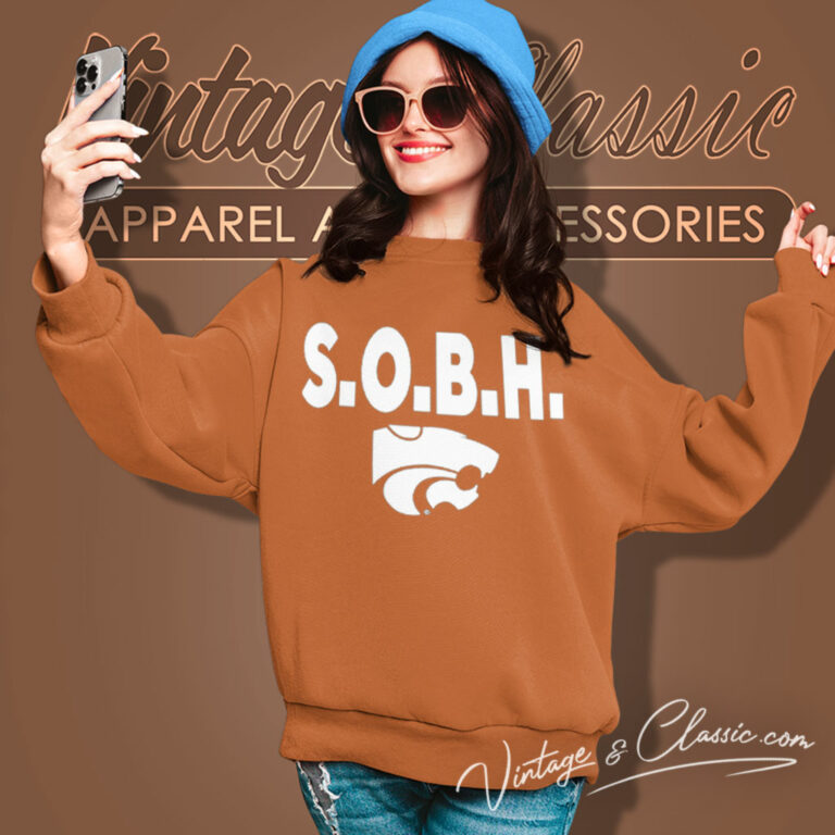 Jerome Tang S O B H Kansas State Wildcats Sweatshirt Jerome Tang S O B H Kansas State Wildcats Sweatshirt