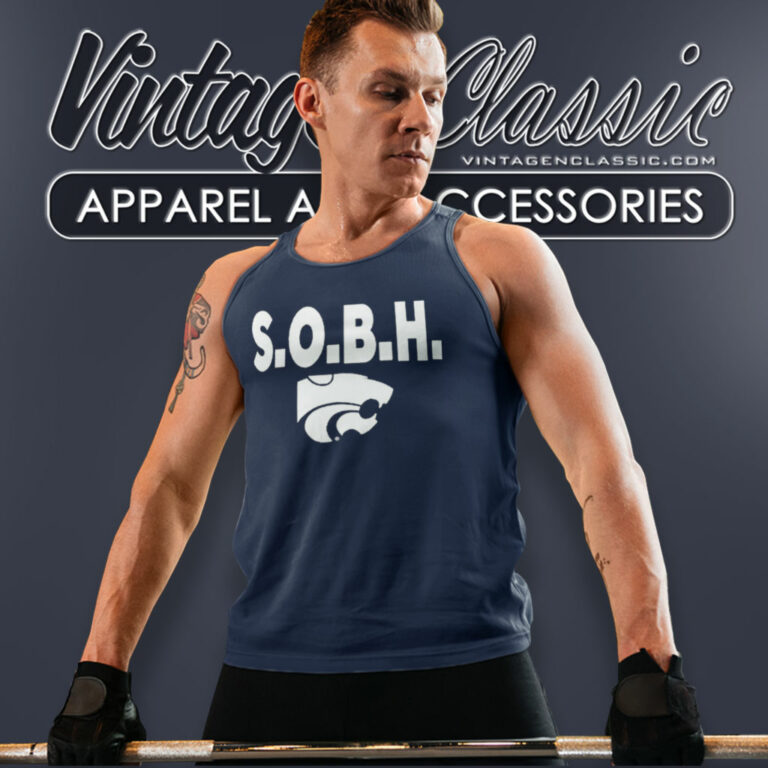 Jerome Tang S O B H Kansas State Wildcats Tank Top Racerback Jerome Tang S O B H Kansas State Wildcats Tank Top Racerback