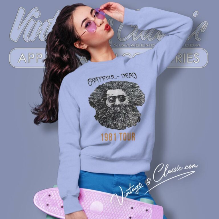 Jerry Garcia 1981 Tour Sweatshirt Jerry Garcia 1981 Tour Sweatshirt