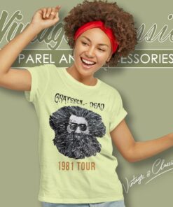 Jerry Garcia 1981 Tour Women T Shirt