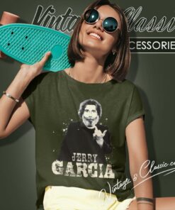 Jerry Garcia Finger Shirt 6 Jerry Garcia Finger Women T Shirt