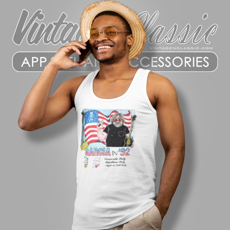 Jerry Garcia For President Tank Top Racerback Jerry Garcia For President Tank Top Racerback