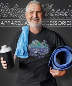 Jerry Garcia Fish Shirt 5 Jerry Garcia Fish V Neck TShirt