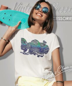Jerry Garcia Fish Shirt 6 Jerry Garcia Fish Women T Shirt