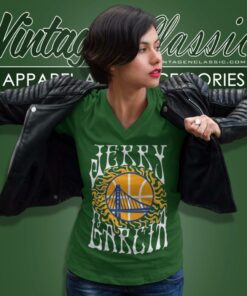 Jerry Garcia Golden State Warriors V Neck TShirt