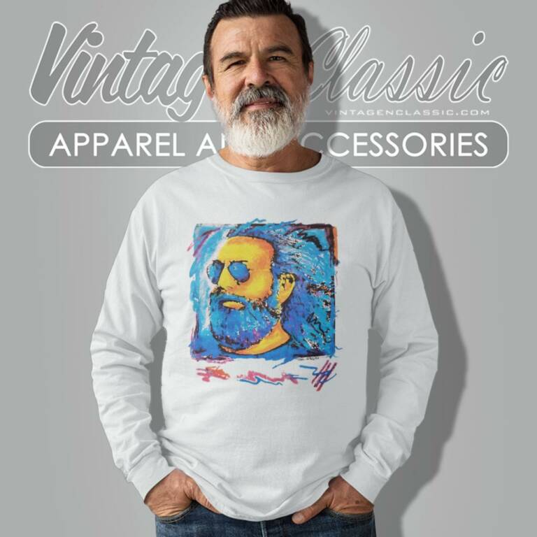 Jerry Garcia Grateful Dead 1995 Long Sleeve Tee Jerry Garcia Grateful Dead 1995 Long Sleeve Tee