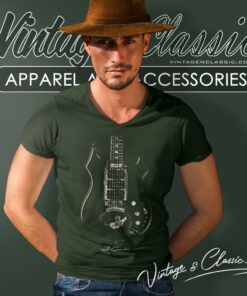 Jerry Garcia Grateful Dead Guitar V Neck TShirt