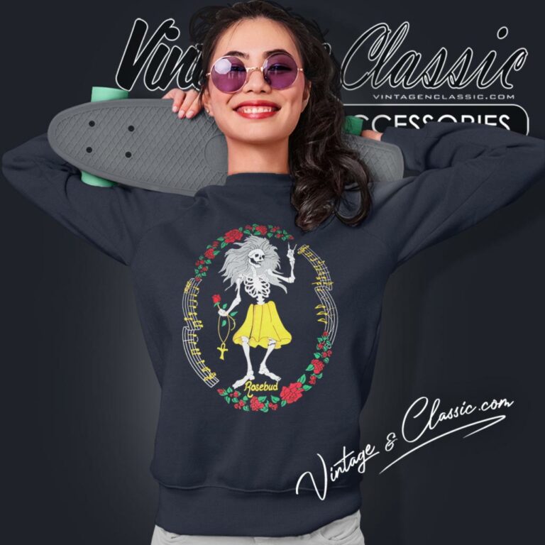 Jerry Garcia Grateful Dead Roses Sweatshirt Jerry Garcia Grateful Dead Roses Sweatshirt