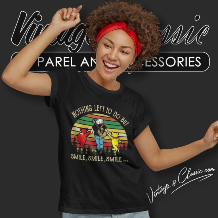 Jerry Garcia Grateful Dead Smile Women T Shirt Jerry Garcia Grateful Dead Smile Women T Shirt