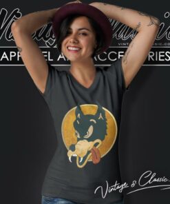 Jerry Garcia Grateful Dead Wolf Guitar V Neck TShirt