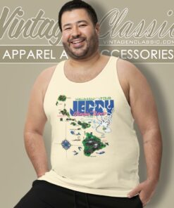 Jerry Garcia Hawaiian Tour Tank Top Racerback