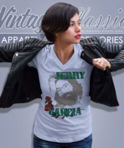 Jerry Garcia Live In Concert 1980 V Neck TShirt