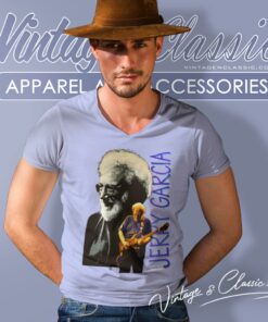 Jerry Garcia Memorial 1942 1995 V Neck TShirt