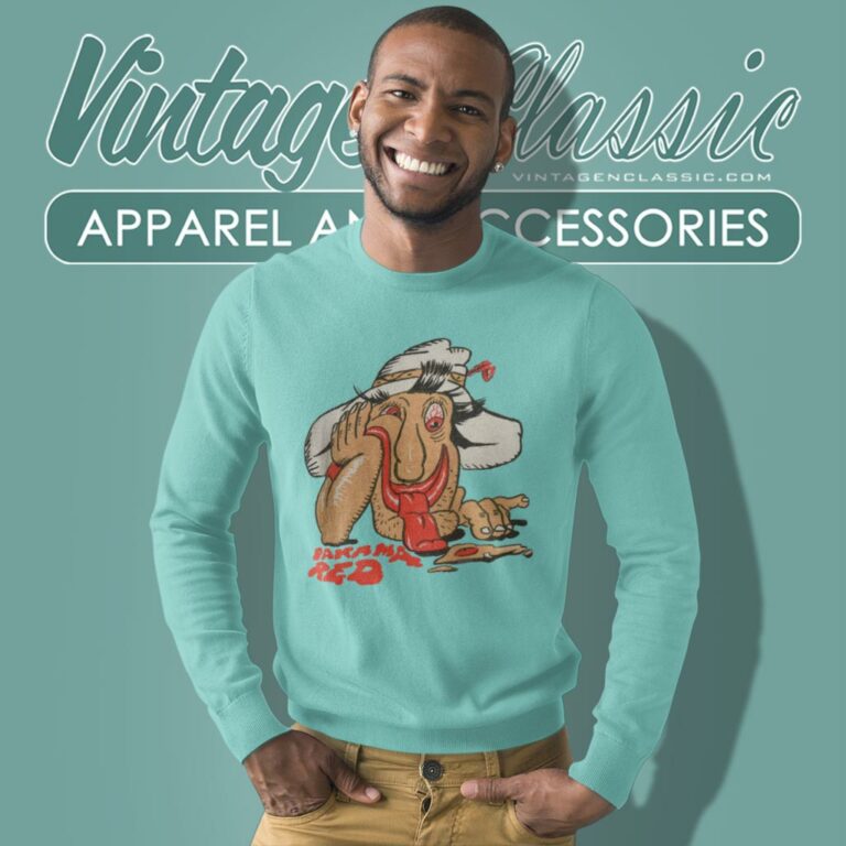 Jerry Garcia Panama Red Sweatshirt Jerry Garcia Panama Red Sweatshirt