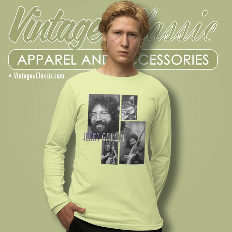 Jerry Garcia Play Guitar Long Sleeve Tee Jerry Garcia Play Guitar Long Sleeve Tee