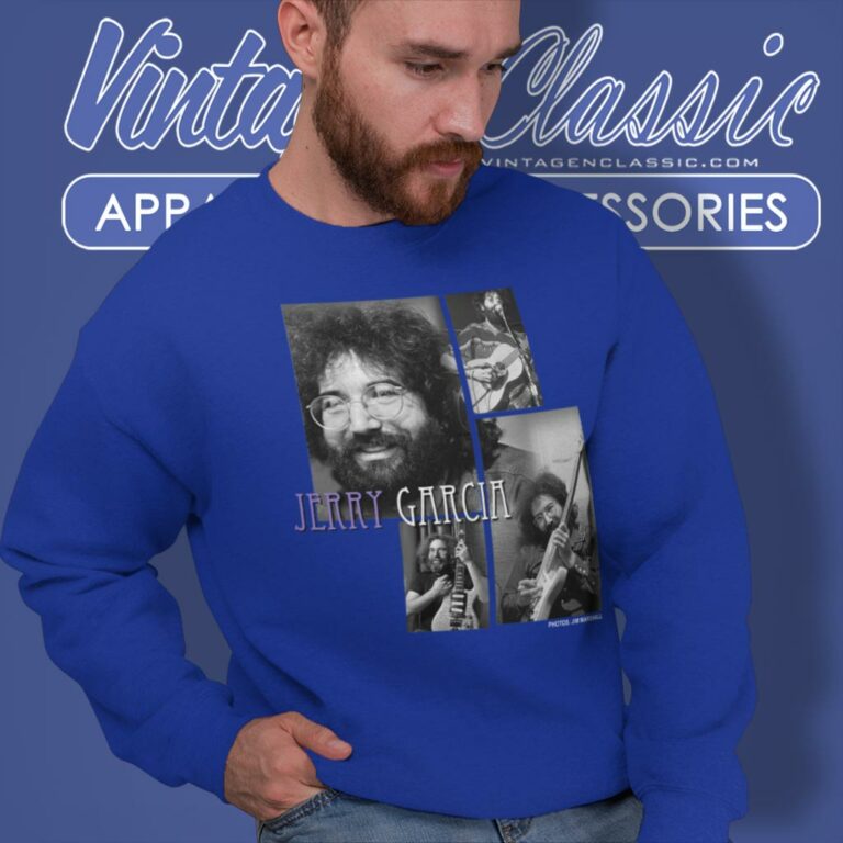 Jerry Garcia Play Guitar Sweatshirt Jerry Garcia Play Guitar Sweatshirt