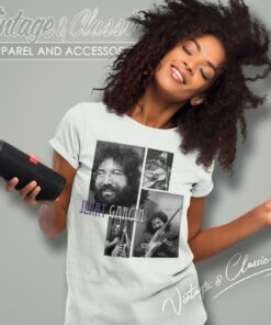 Jerry Garcia Play Guitar Women T Shirt