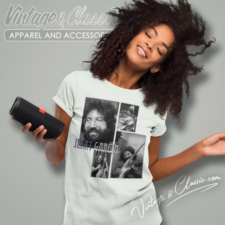 Jerry Garcia Play Guitar Women T Shirt Jerry Garcia Play Guitar Women T Shirt