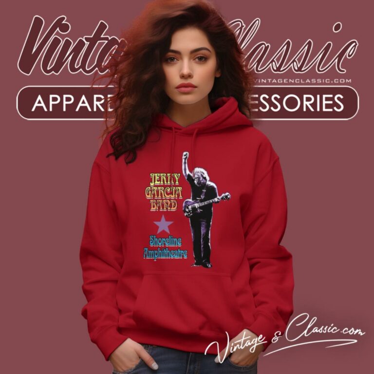 Jerry Garcia Shoreline Amphitheater Hoodie Jerry Garcia Shoreline Amphitheater Hoodie